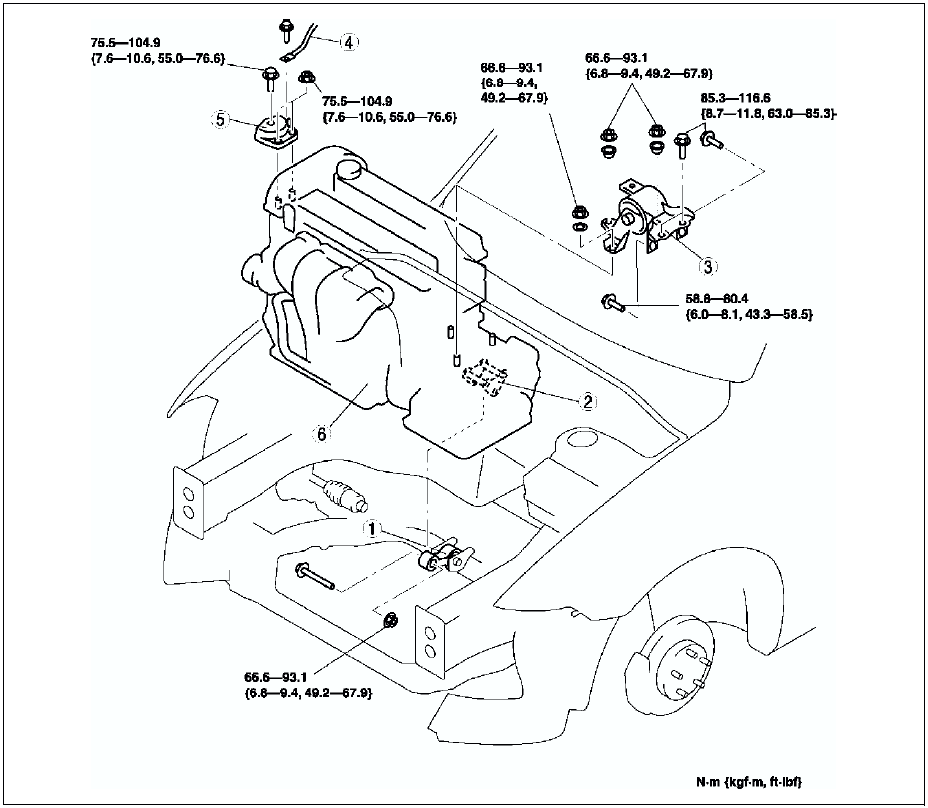 2003 mazda 6 fuel filter location